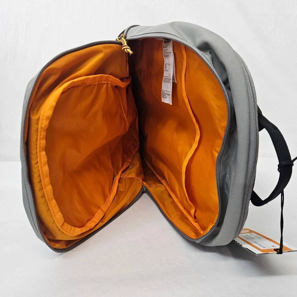 Timberland Back To School Backpack Laptop Sleeve TBC0YHNK-A6S Grey Black Orange